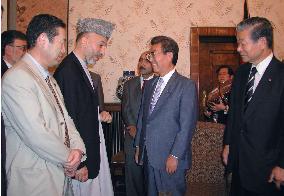 Japan parliamentary mission meets Afghan leader